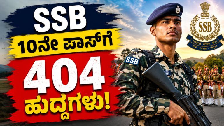 SSB Recruitment 2026